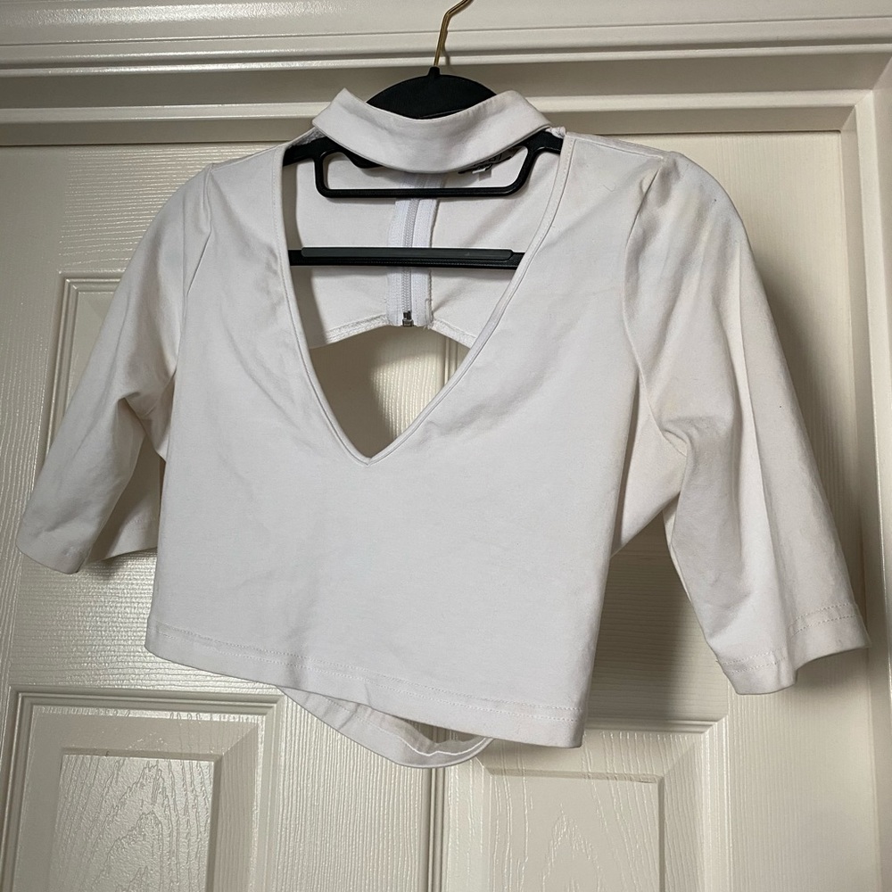 White Tobi Crop Top